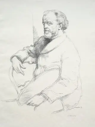 Henri Fantin-Latour, by William Rothenstein, 1897