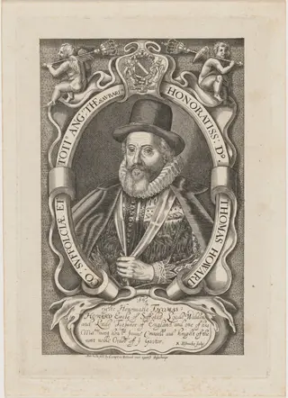 Thomas Howard, First Earl of Suffolk, by Renold Elstrack, 1598