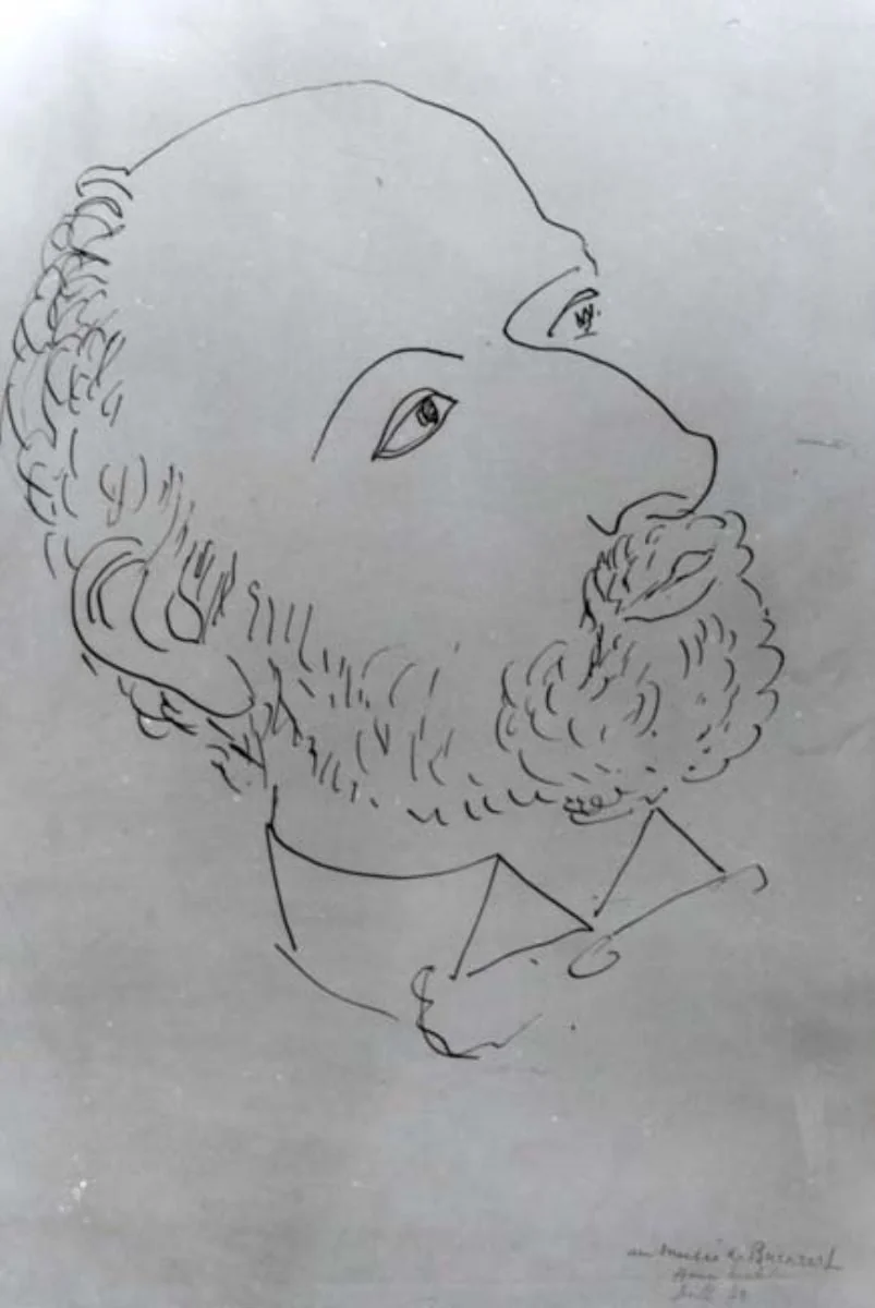 Portret de bărbat, detail