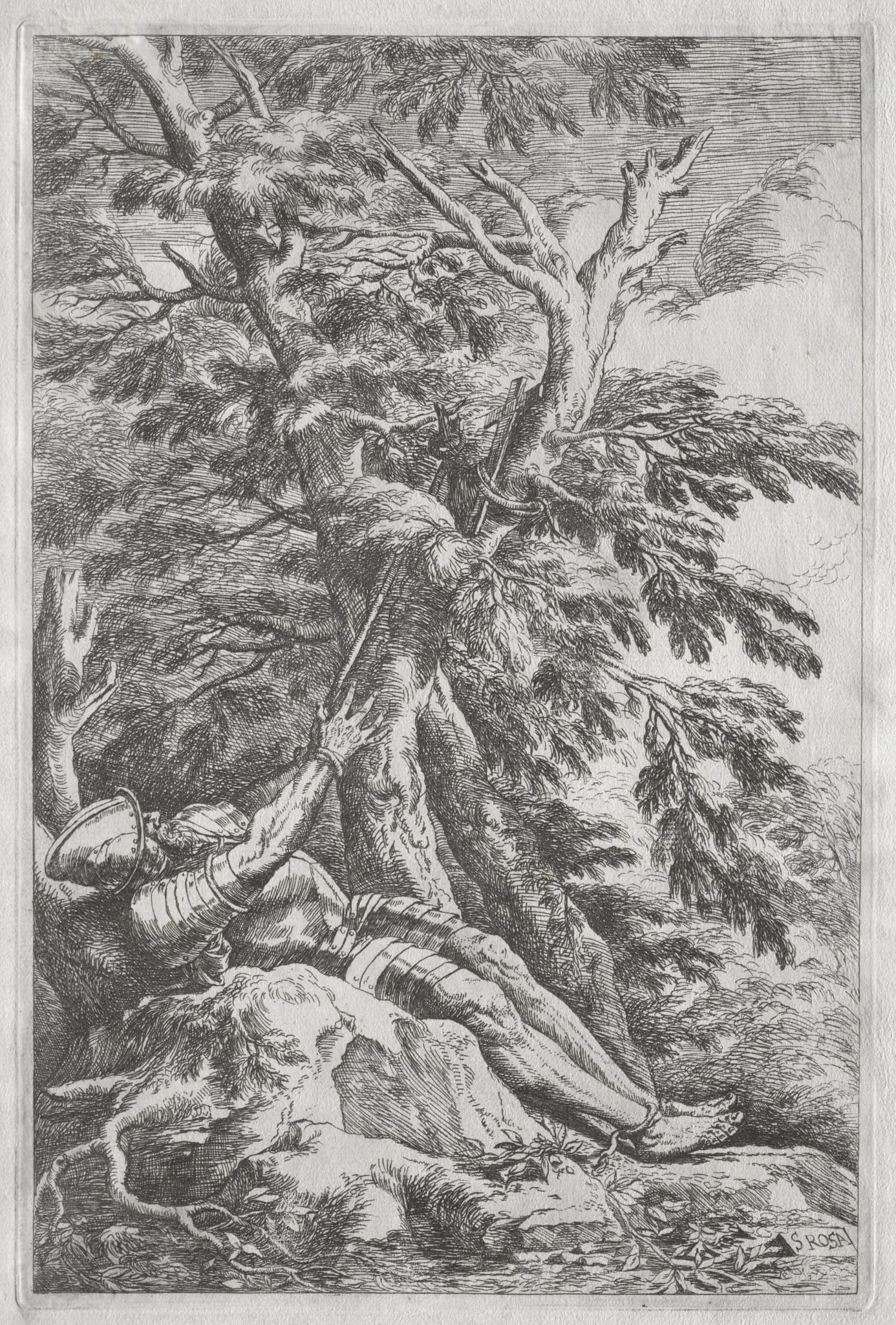 St. William the Hermit, detail