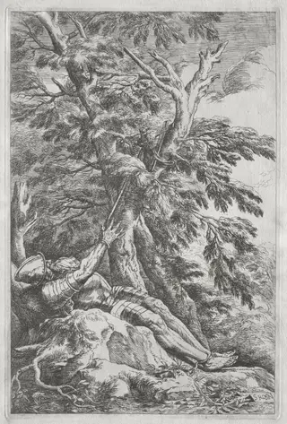 St. William the Hermit, by Salvator Rosa, 1662
