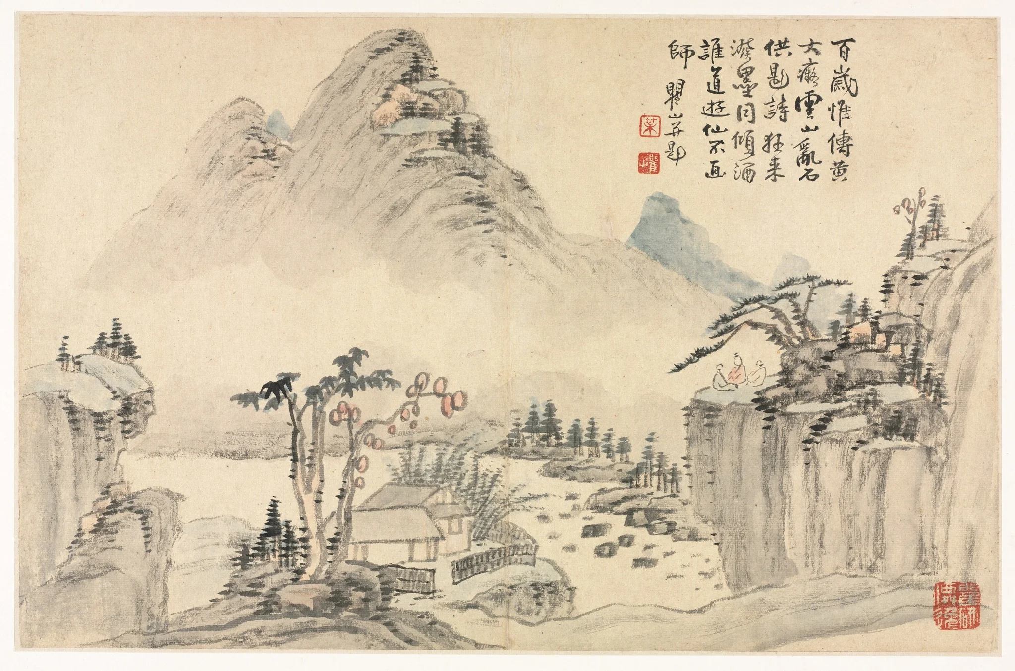 Landscapes in Various Styles after Old Masters, detail