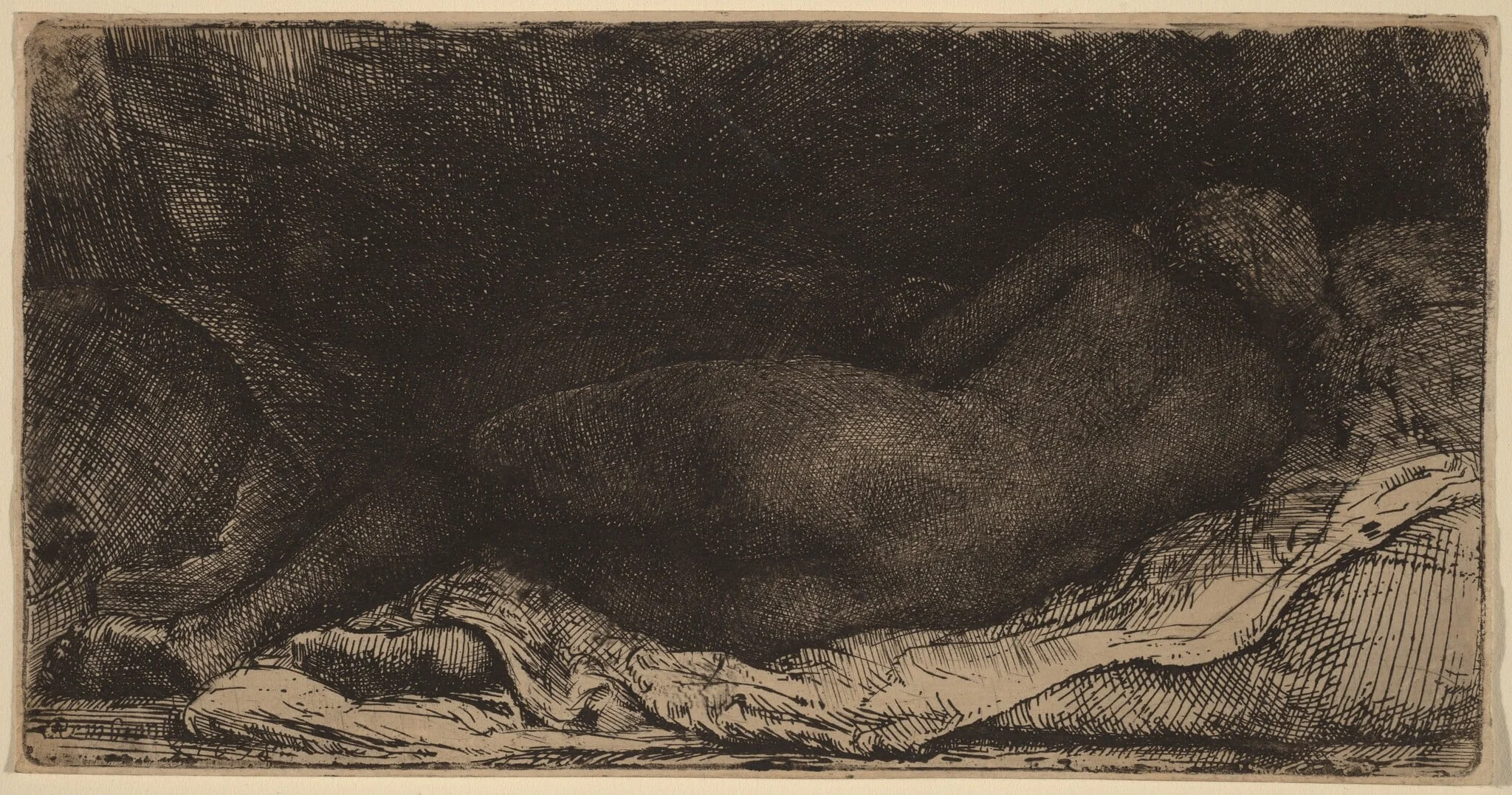 Reclining Female Nude, detail