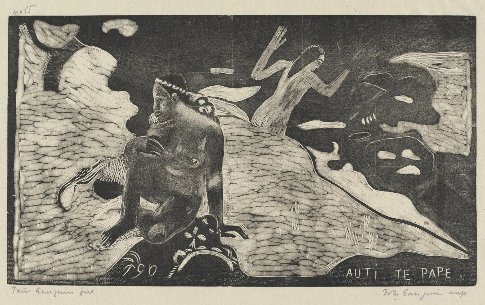 Auti te Pape (Women at the River), detail