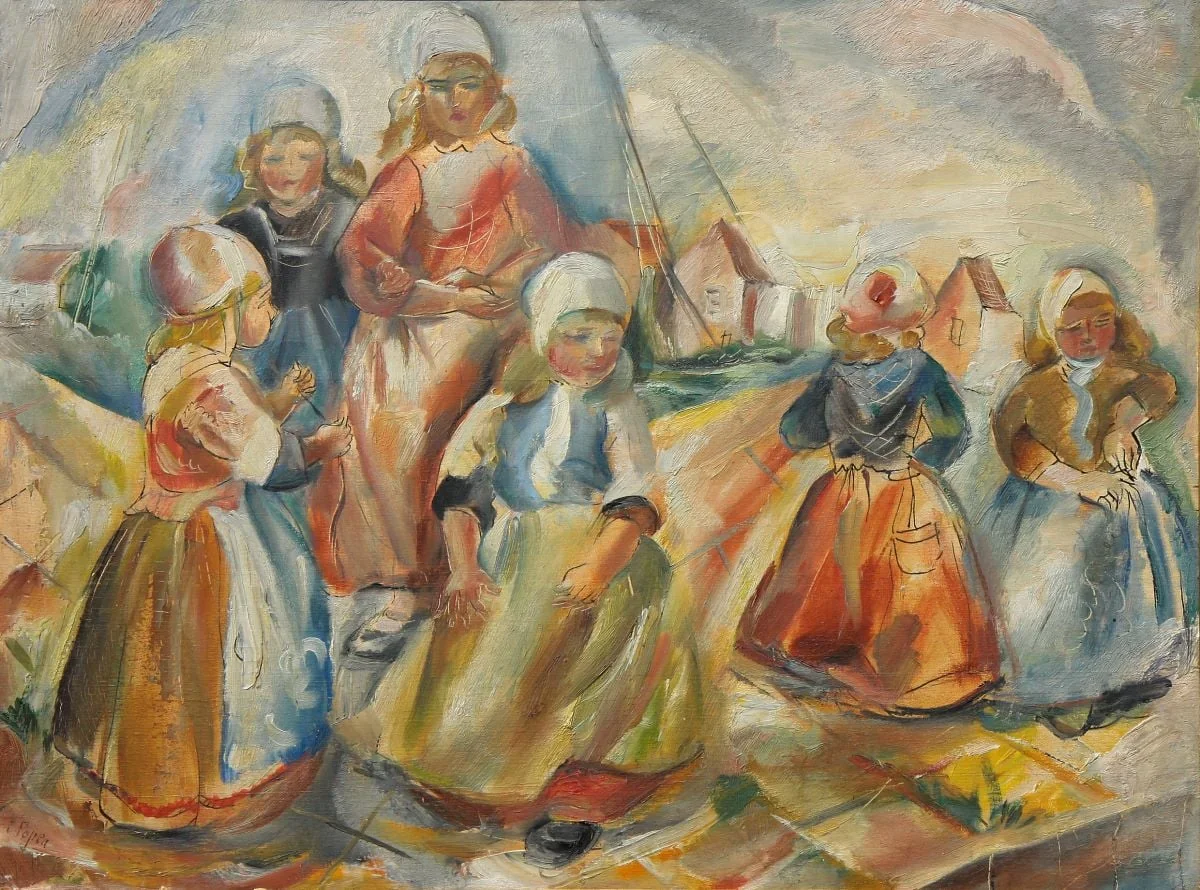 Copii olandezi, detail