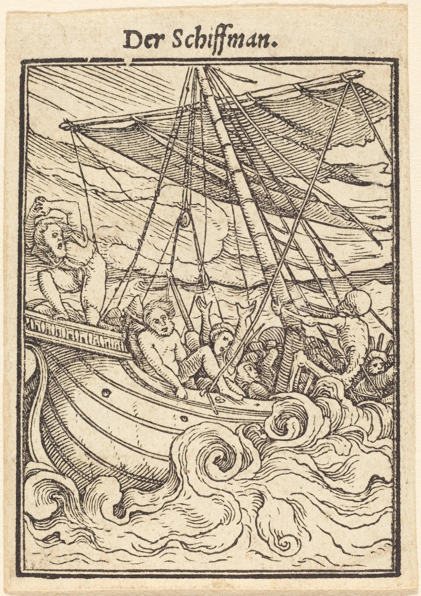 Der Schiffman (The Sailor), detail