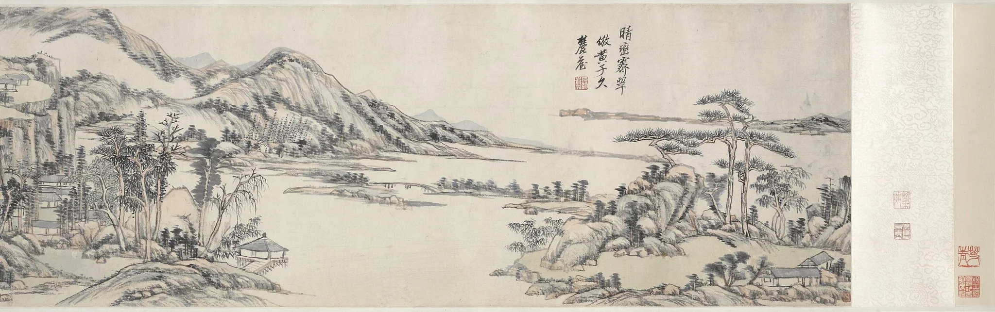 Green Peaks under Clear Sky: After Huang Gongwang, detail
