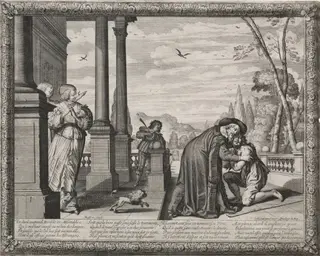 The Prodigal Son:  The Return of the Prodigal, by Abraham Bosse, 1635