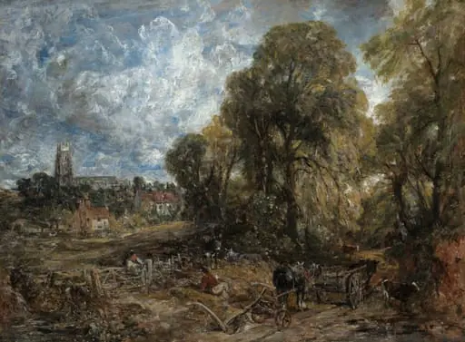 Stoke-by-Nayland, by John Constable, oil, 1836