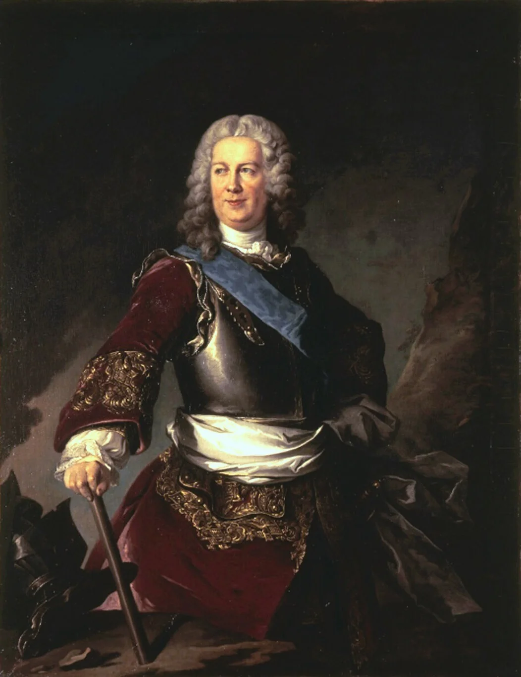 Thomas Goyon de Matignon (1684-1766), comte de Gacé, seigneur de Briquebec, Brigadier des armées du Roi en 1719., detail