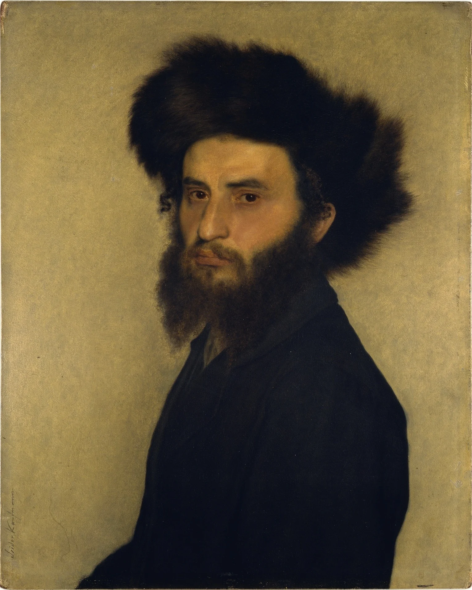 Portrait of a Young Jewish Man, detail