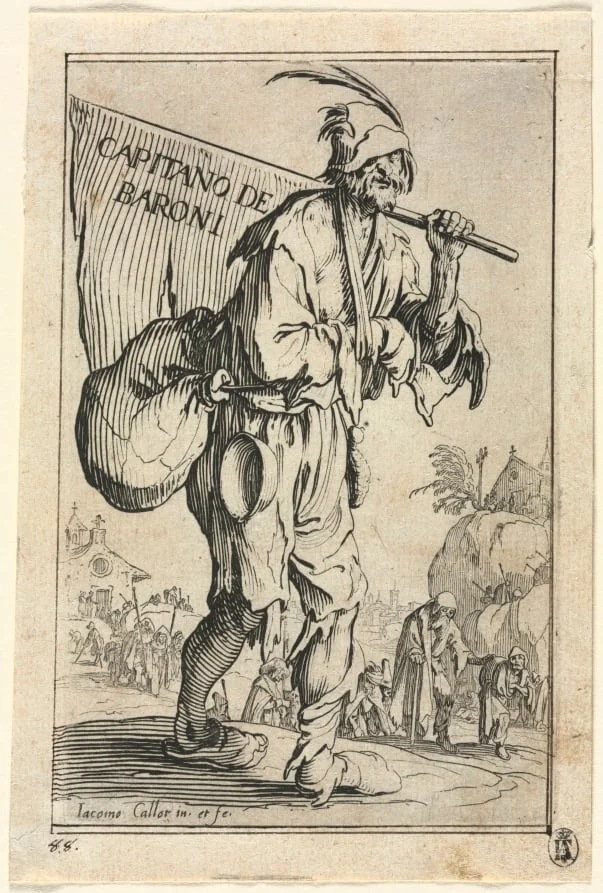 The Beggars: Frontispiece: Captain of the Barons, detail