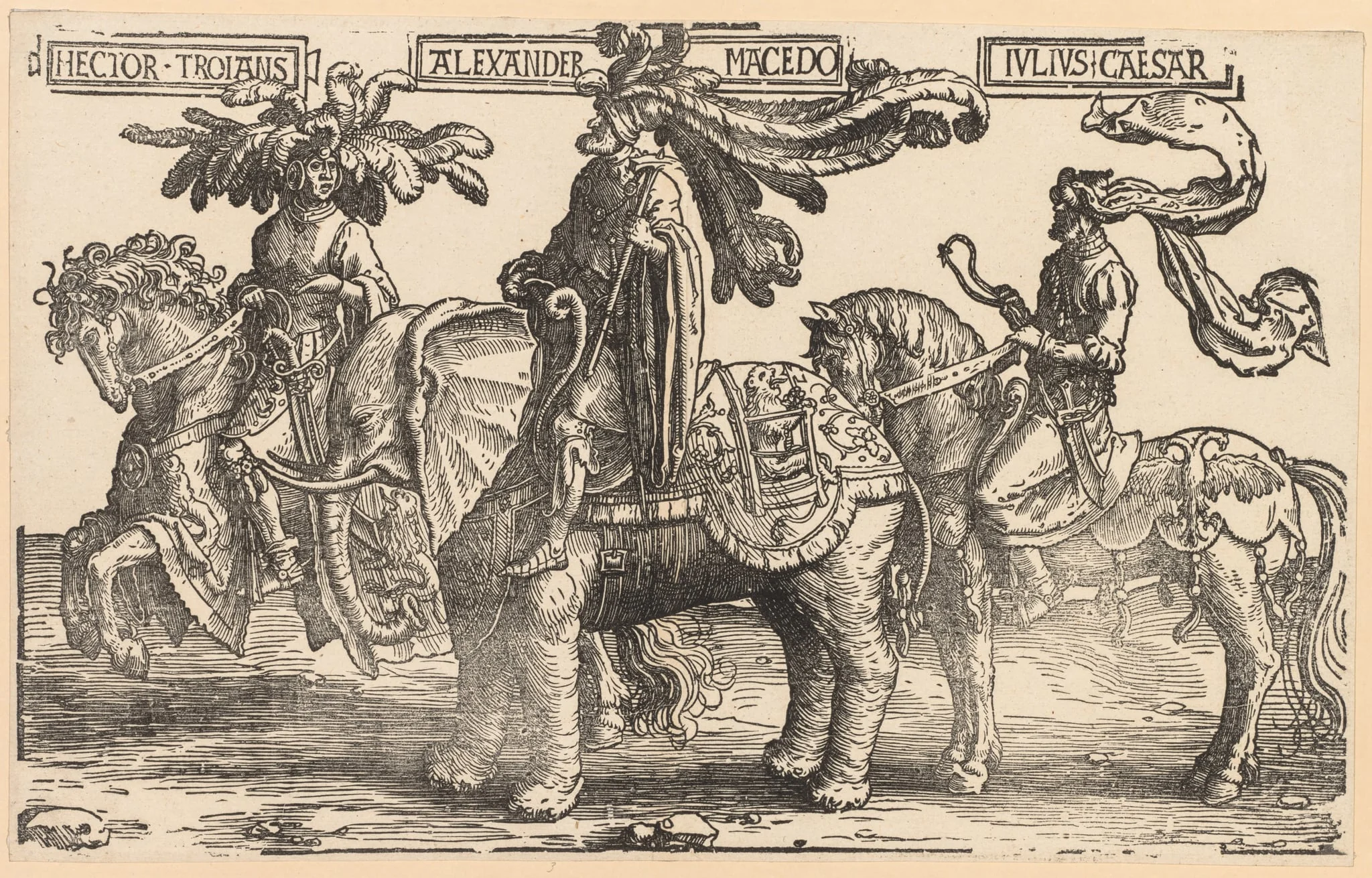 The Nine Heroes, detail