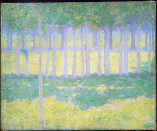 Landscape, by Philip Leslie Hale, oil, 1896