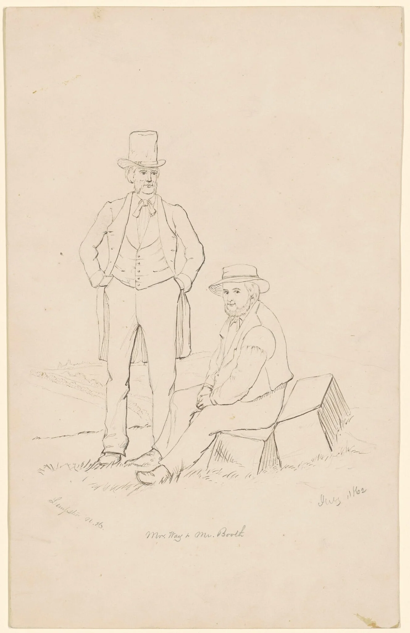 Mr. Way and Mr. Booth, detail