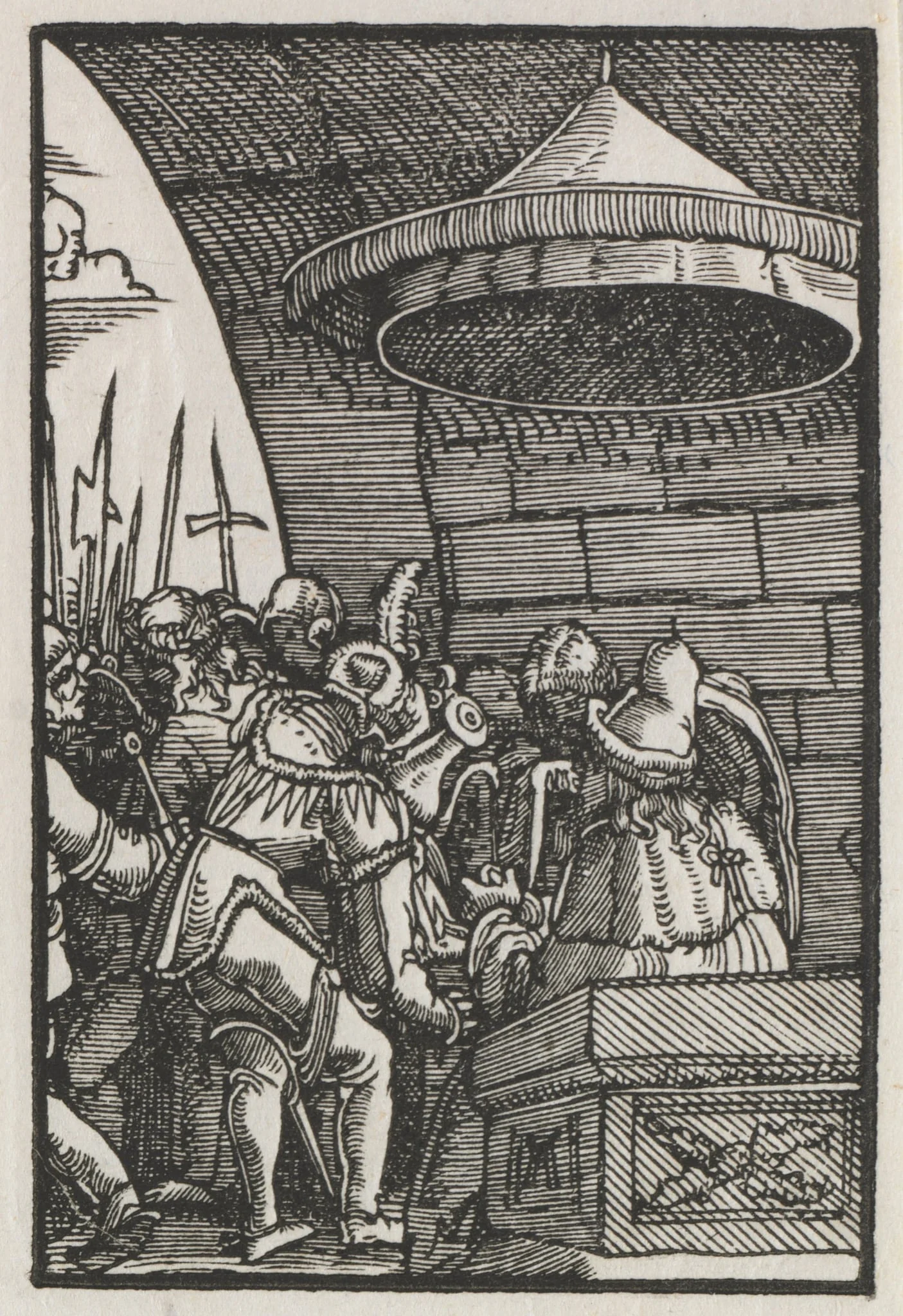 The Fall and Redemption of Man: Pilate Washing his Hands, detail