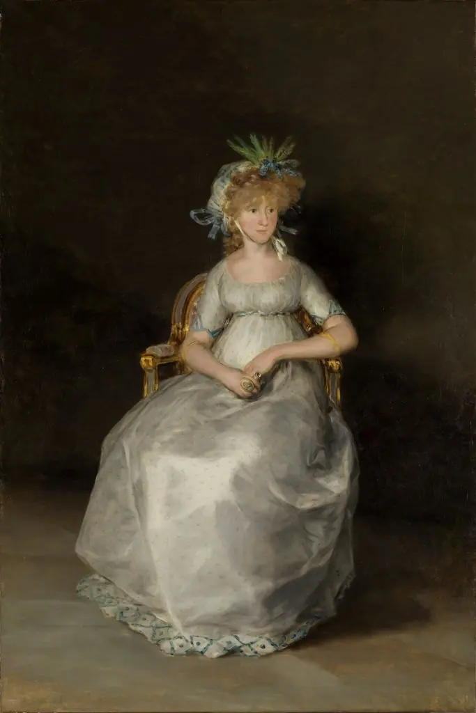 Countess of Chinchon, by Francisco Goya, oil, 1800