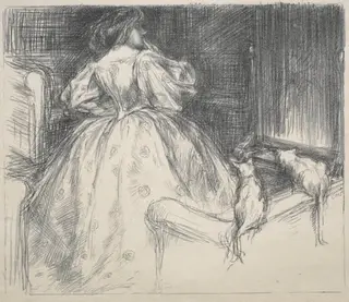 The Fantastic Dress, by Charles Hasslewood Shannon, 1890