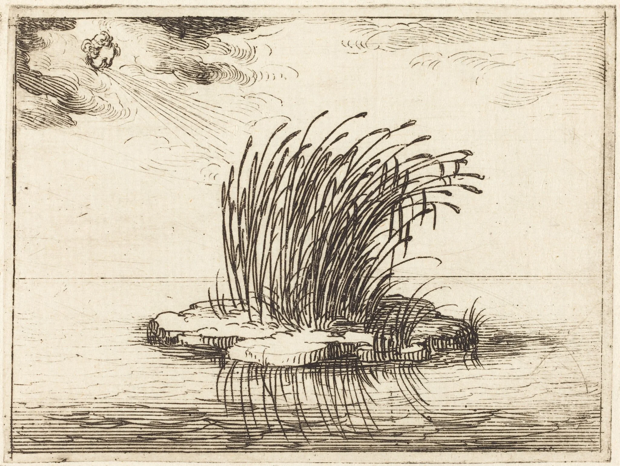 The Reeds and the Wind, detail