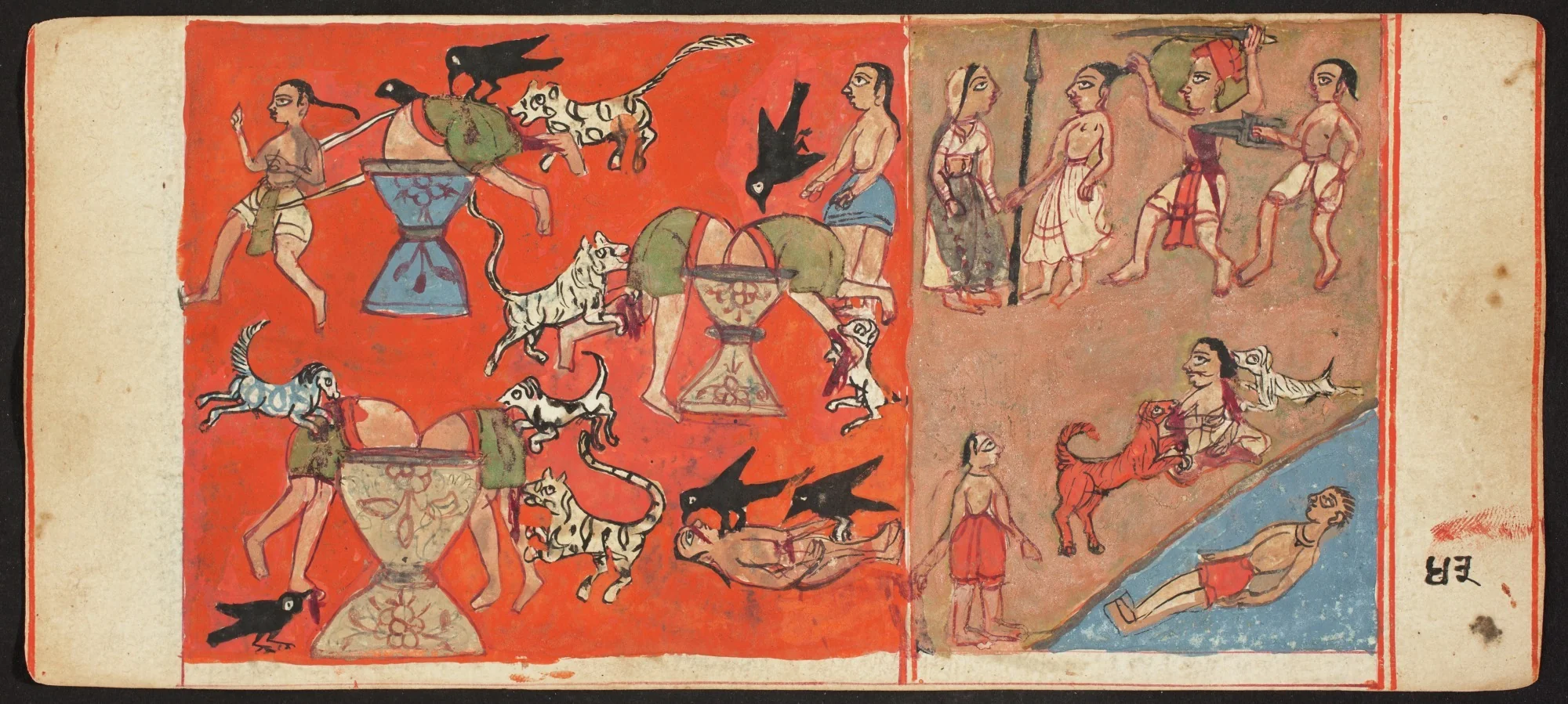 Tantric Manuscript, "Sangrahani Sutra", detail