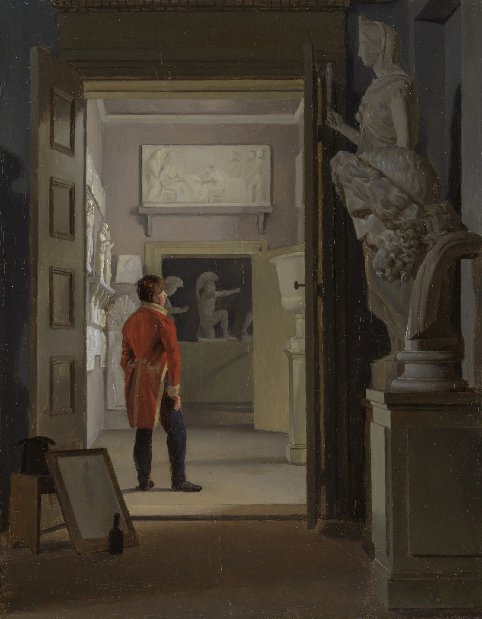 The Hall of Antiquities at Charlottenborg Palace, Copenhagen, detail