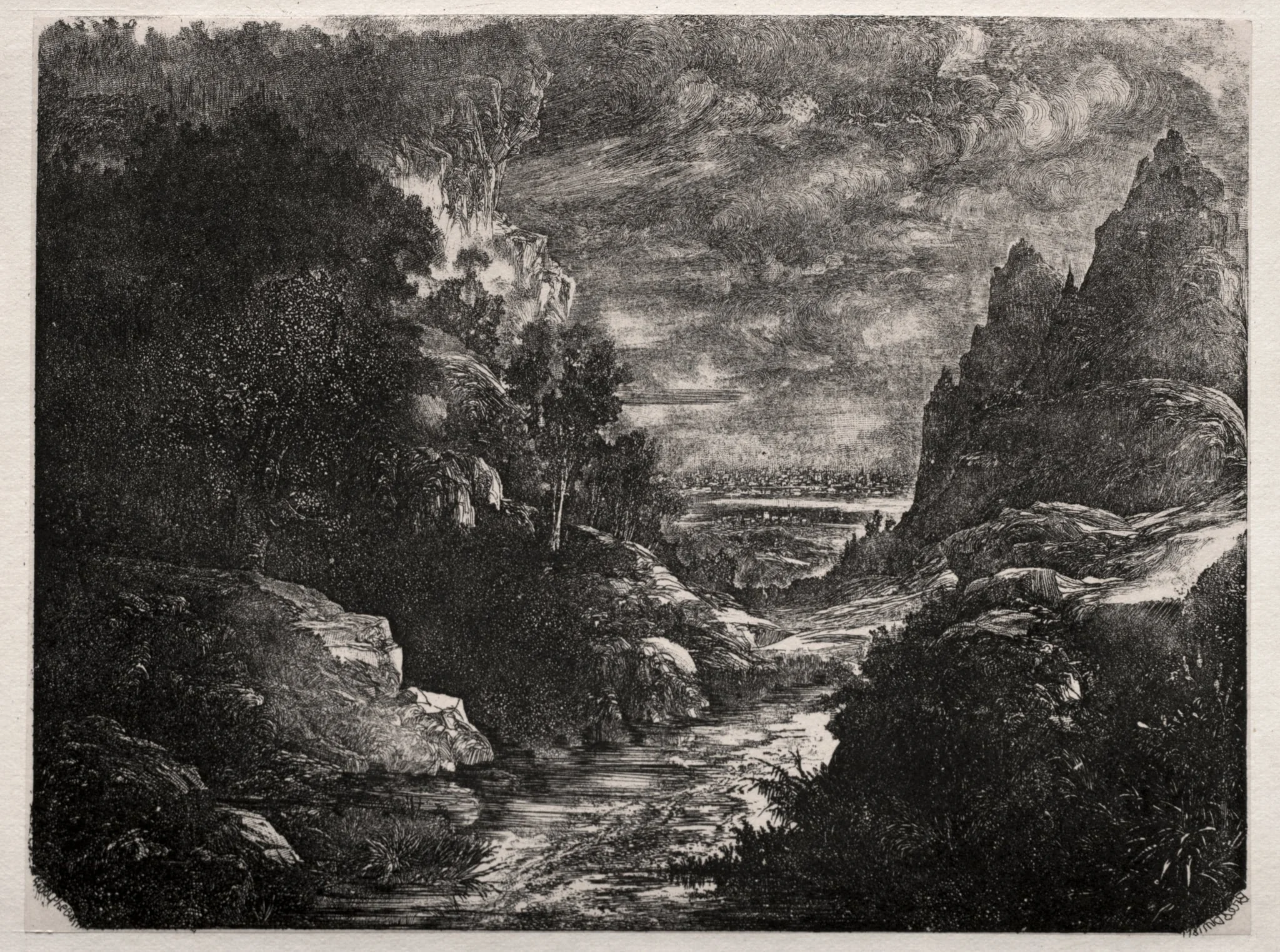 The Mountain Stream, detail