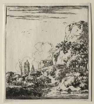 Le ruisseau au pied des rochere, by Herman Naiwincx, 1646