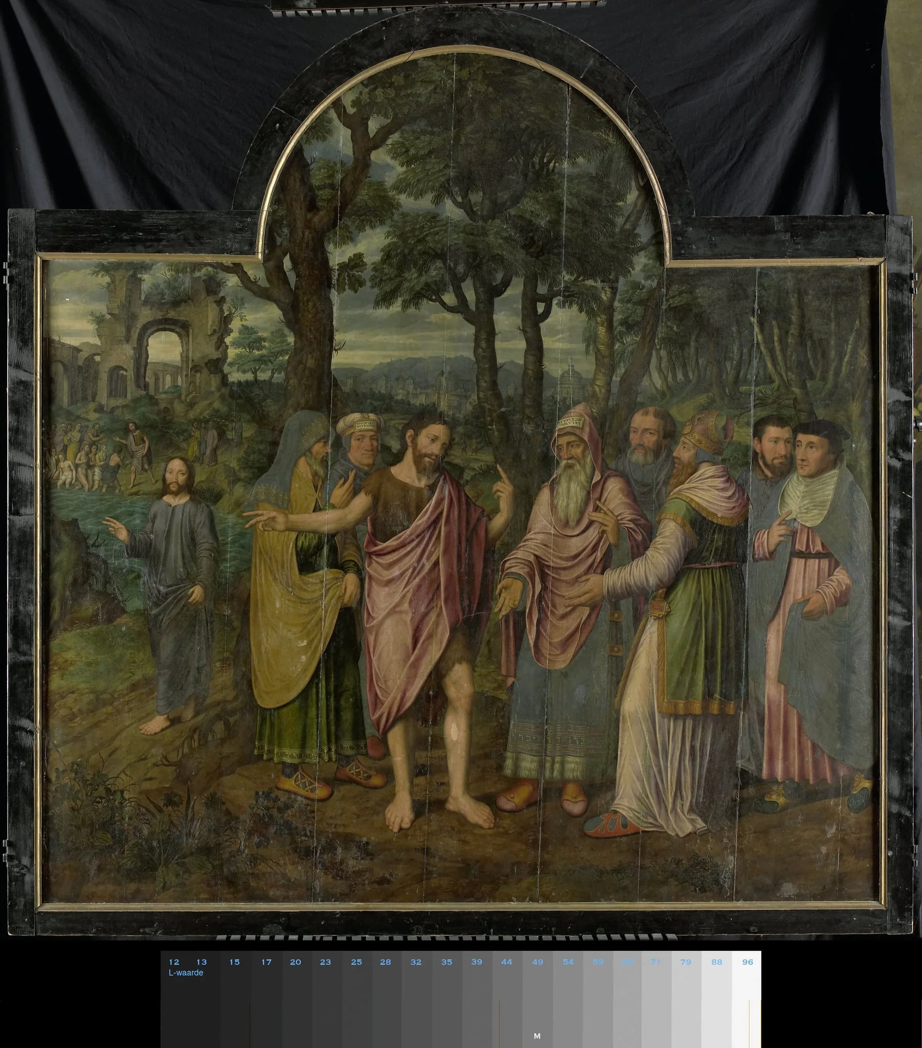 Triptych with Scenes from the Life of St John the Baptist, detail