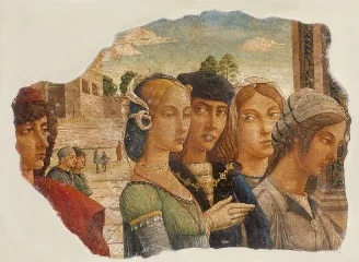 Fresco Fragment, detail