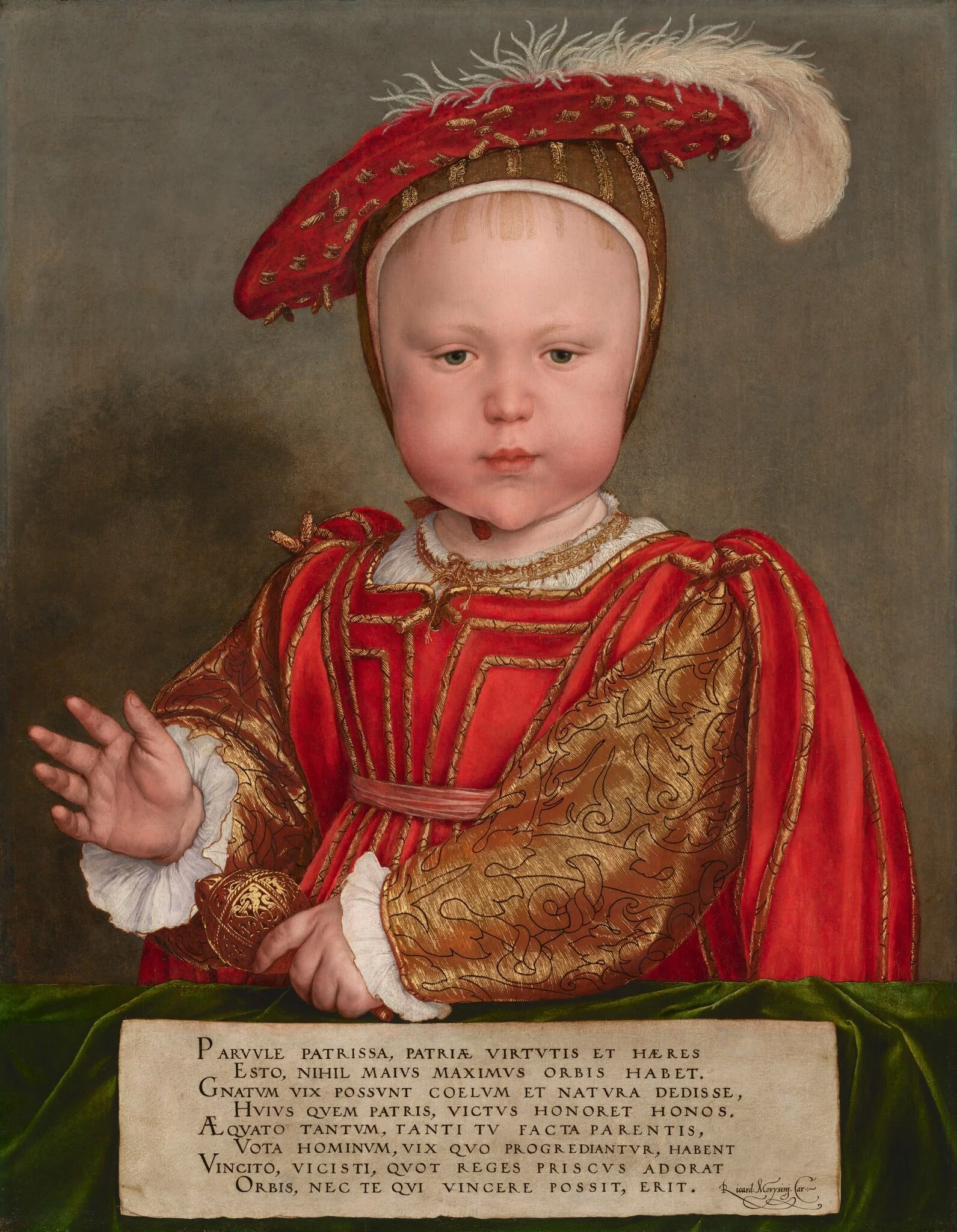 Edward VI as a Child, detail