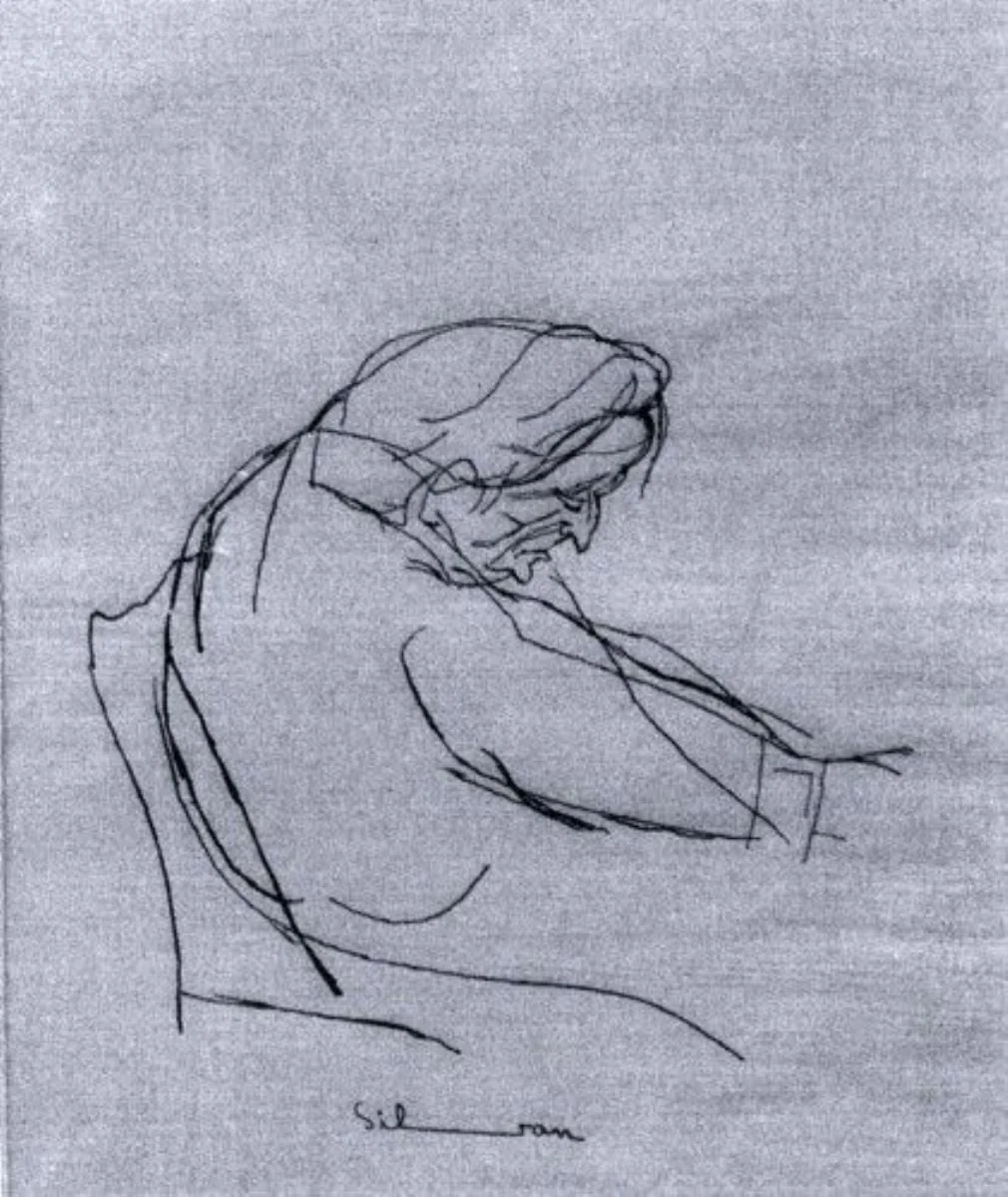 George Enescu, detail