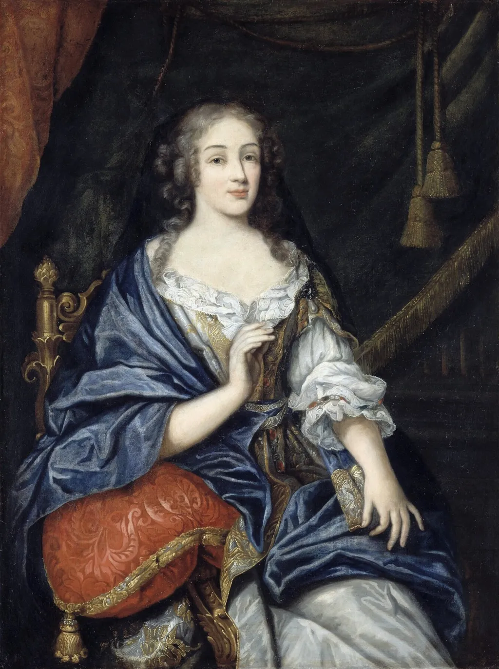 Louise de la Vallière, mistress of Louis XIV, by Jean Nocret, oil, 1667