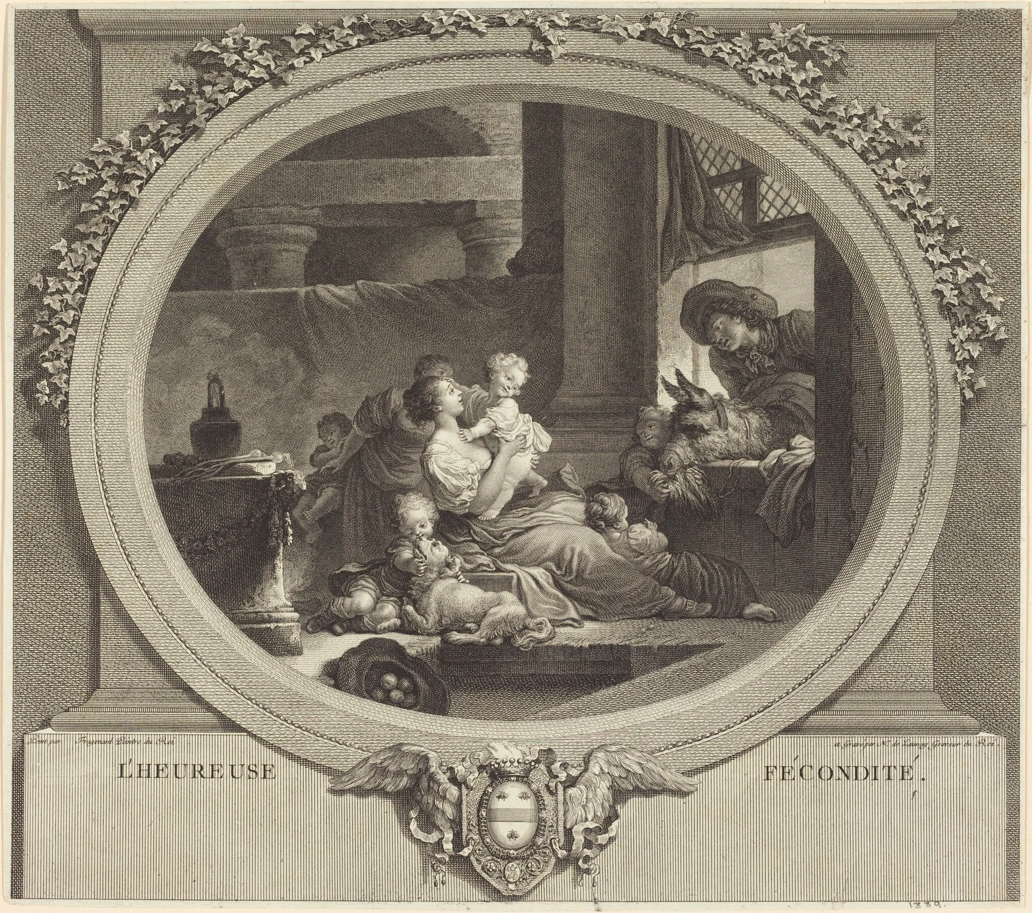 L'heureuse fécondité, detail