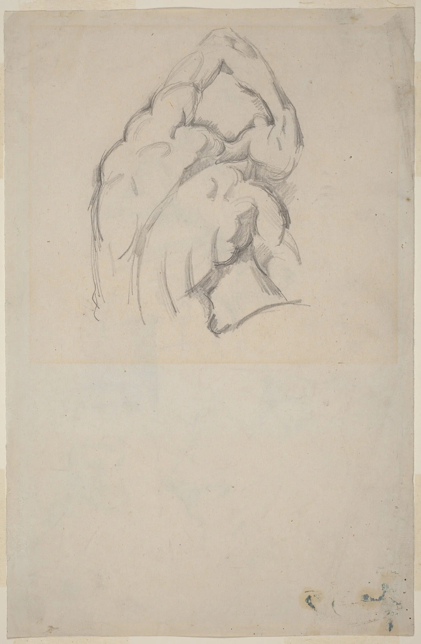 Study of the "Ecorché" [recto], detail