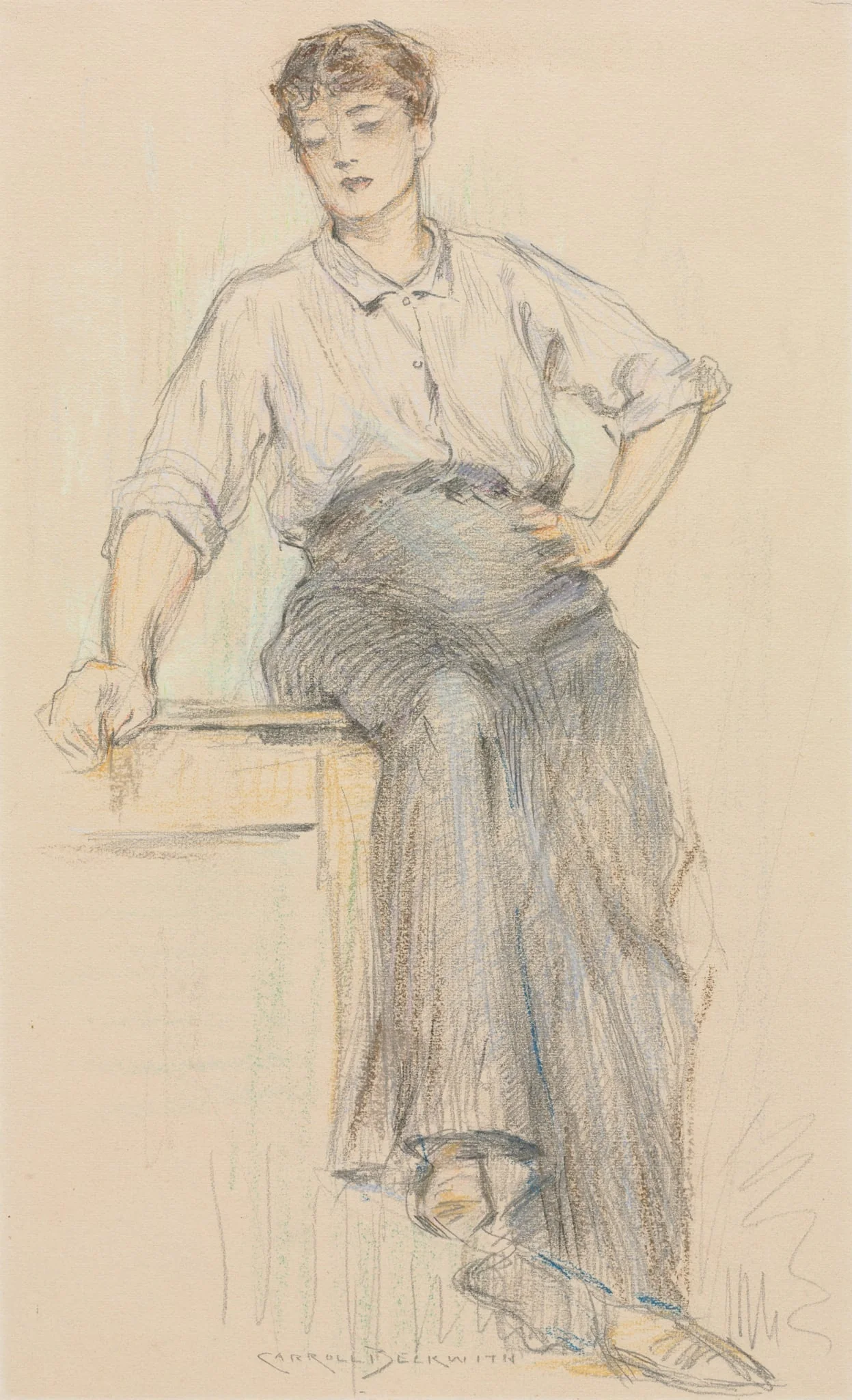 The Toiler, detail