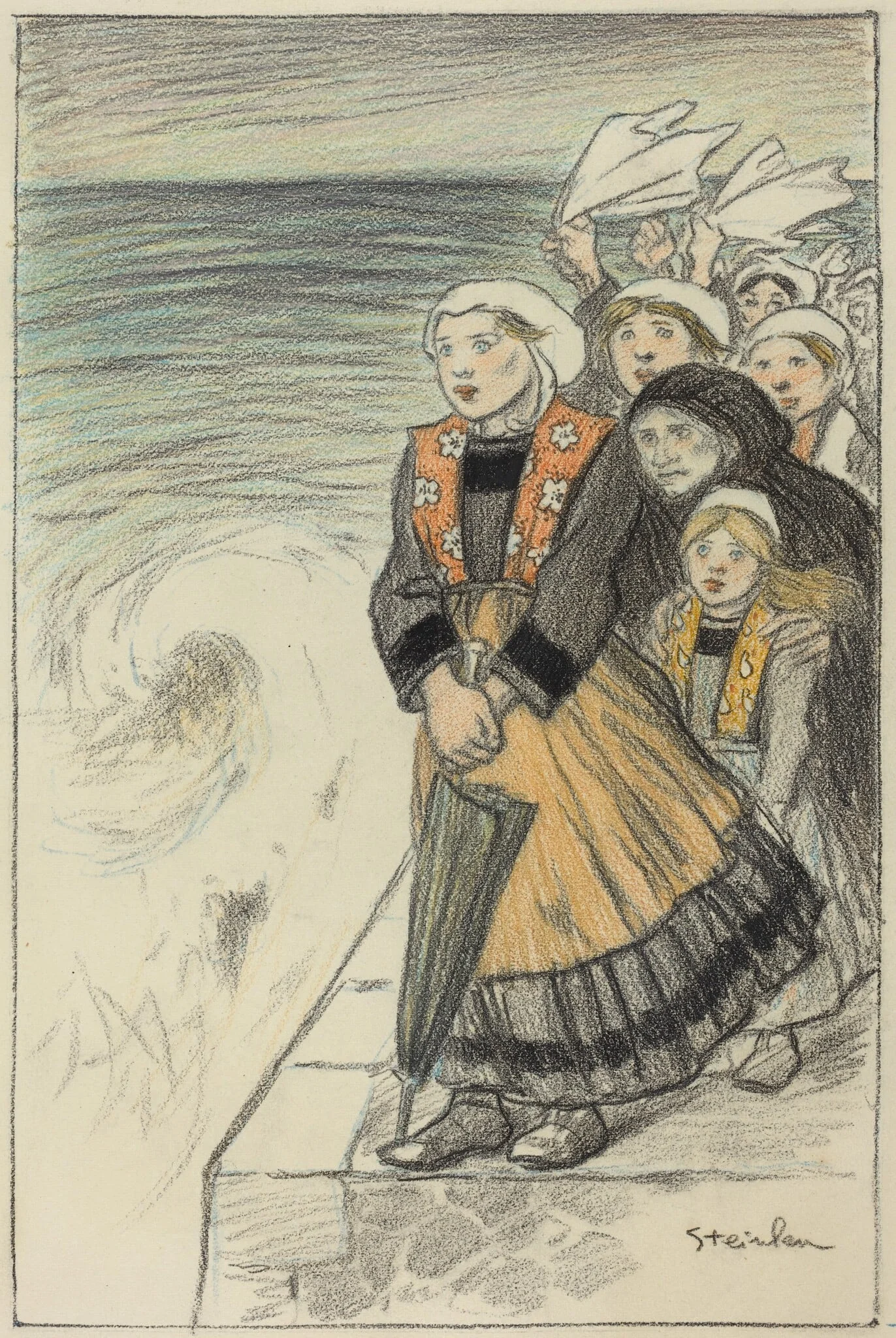 Sailors' Wives, detail