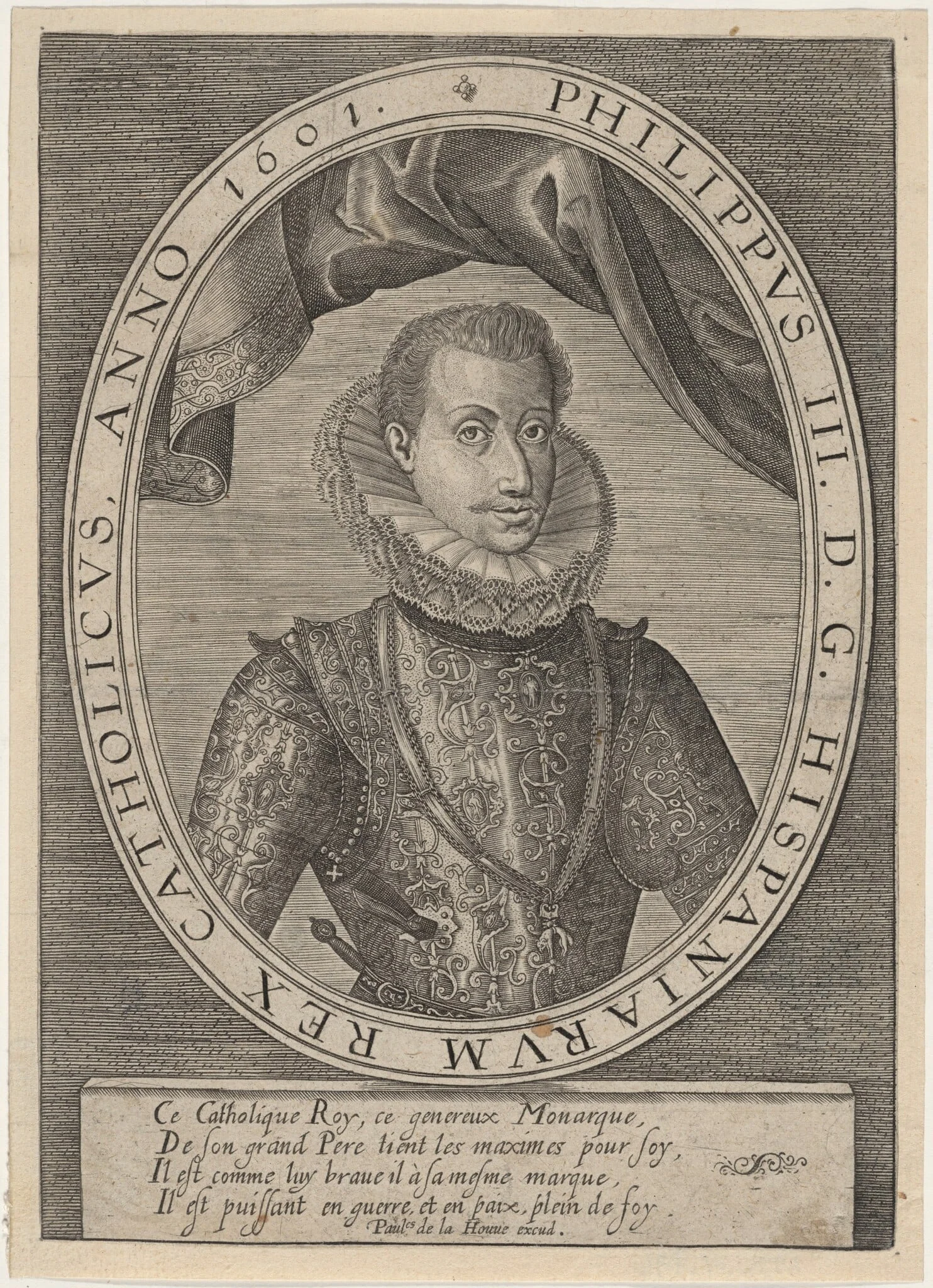 Philip III, King of Spain, detail