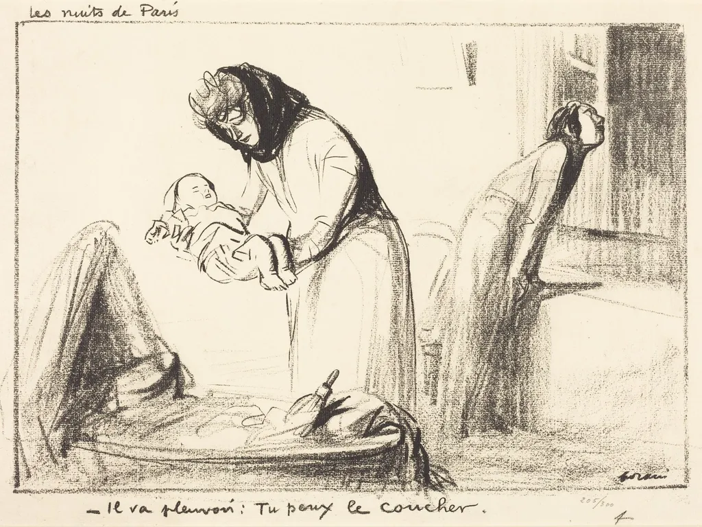 Les Nuits de Paris, by Jean-Louis Forain, 1916