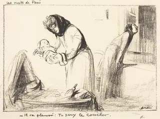 Les Nuits de Paris, by Jean-Louis Forain, 1916
