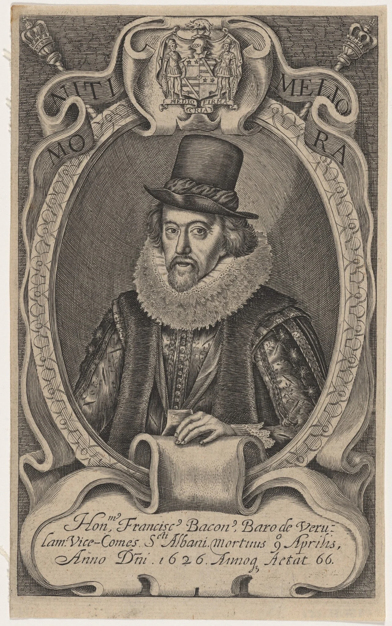 Sir Francis Bacon, detail