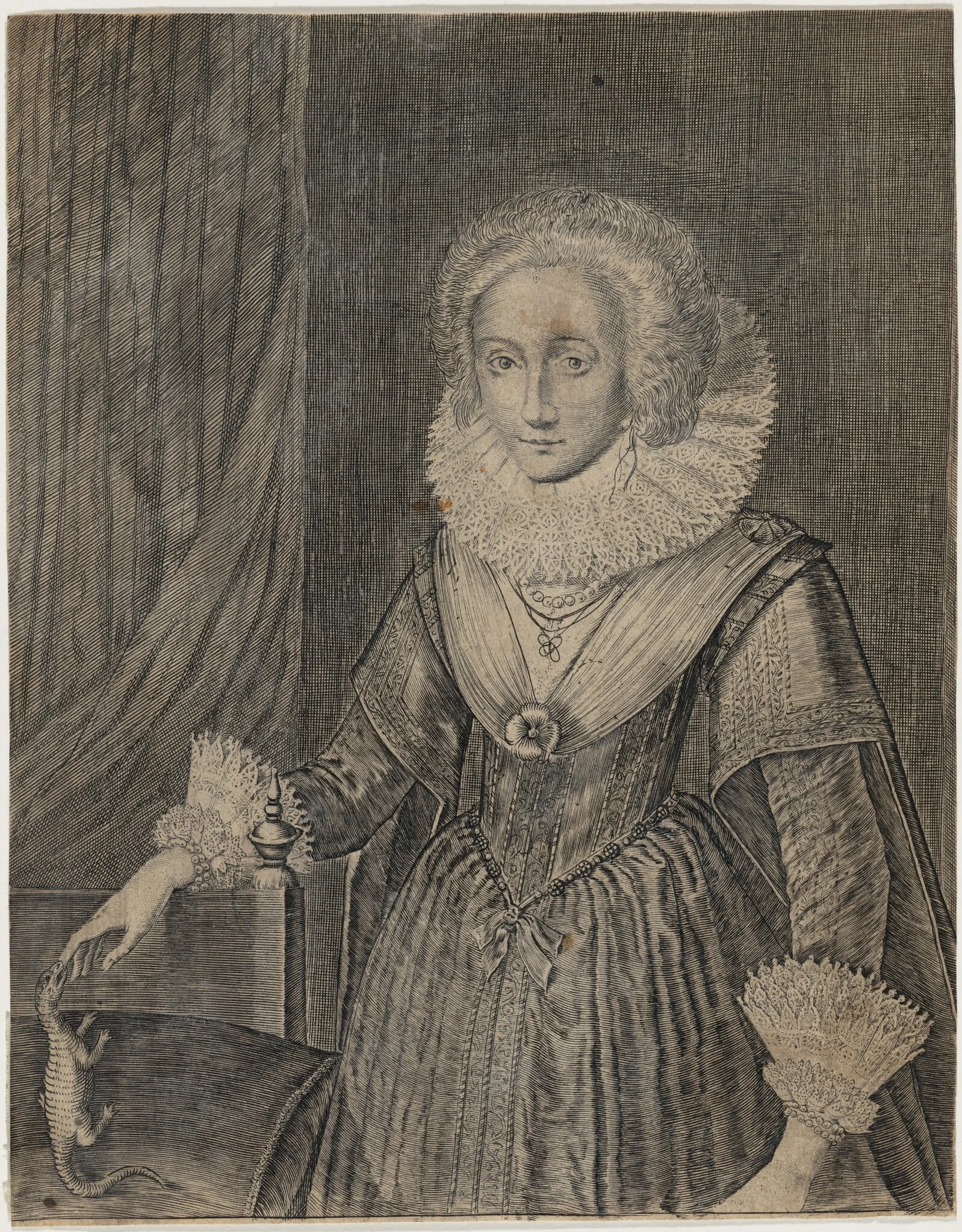 Frances Howard, Duchess of Richmond, detail