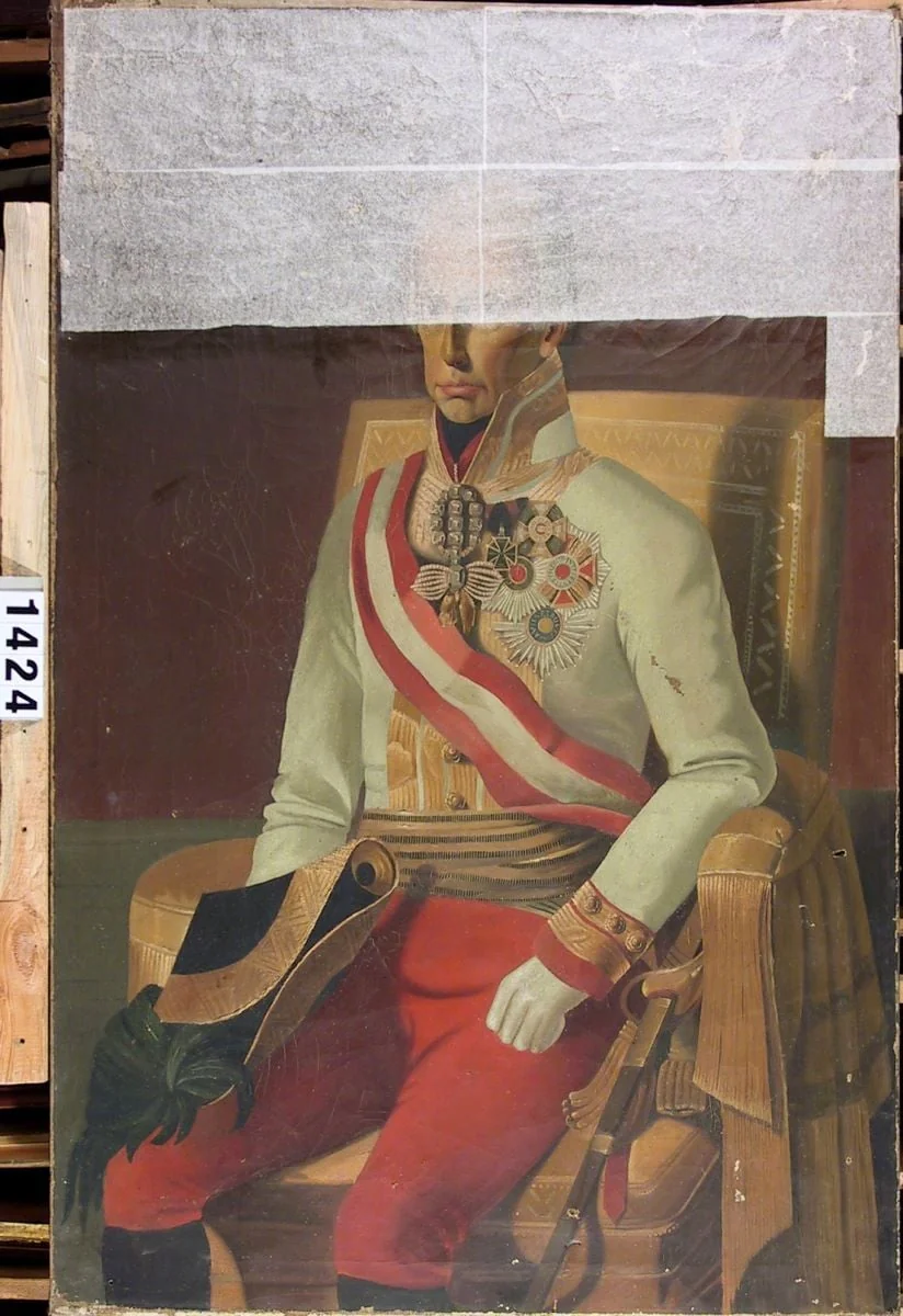 Împăratul Franz I al Austriei (în Registrul inventar: Împăratul Ferdinand I), detail