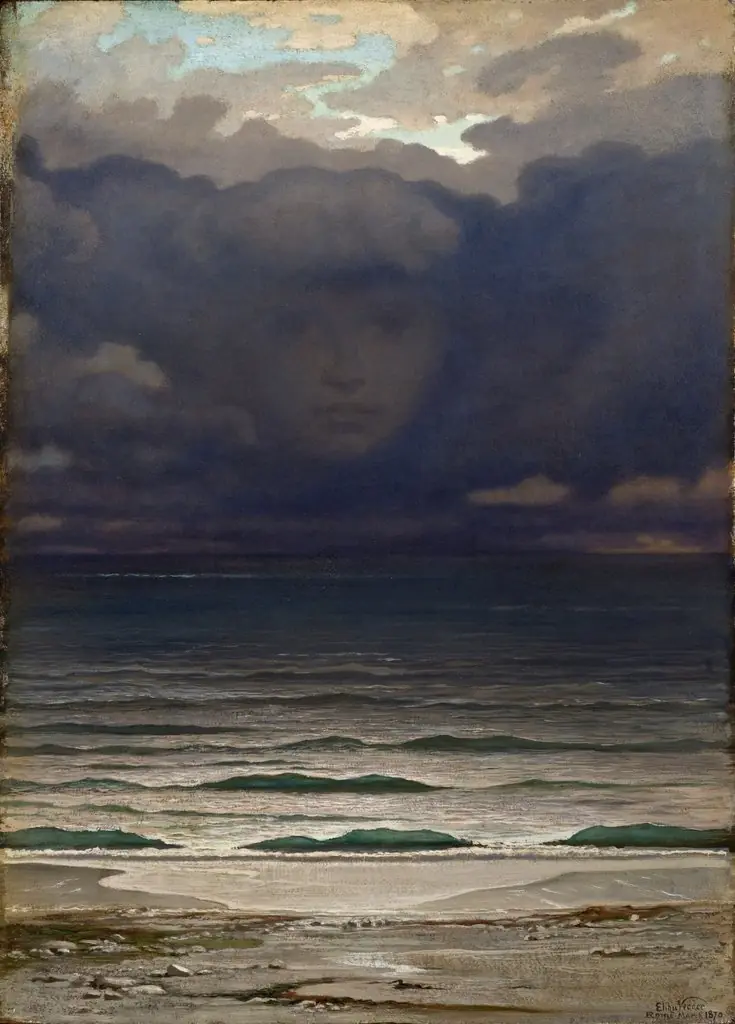 Memory, by Elihu Vedder, unspecified, 1870
