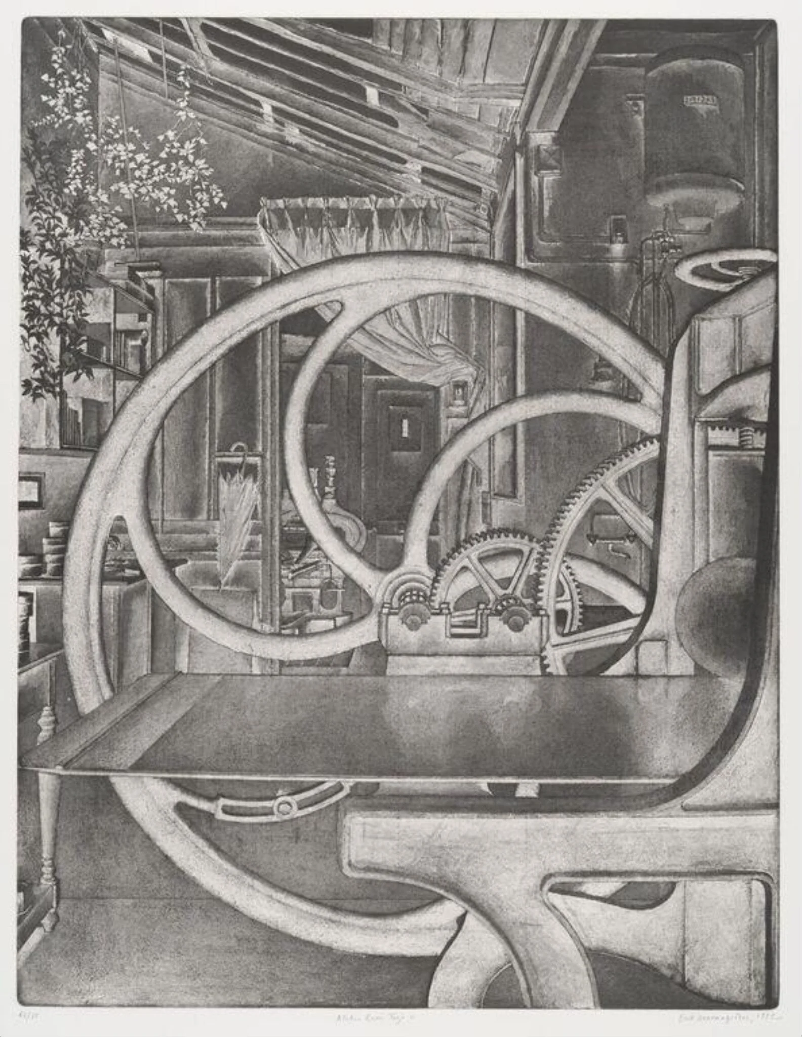 Atelier René Tazé V, detail