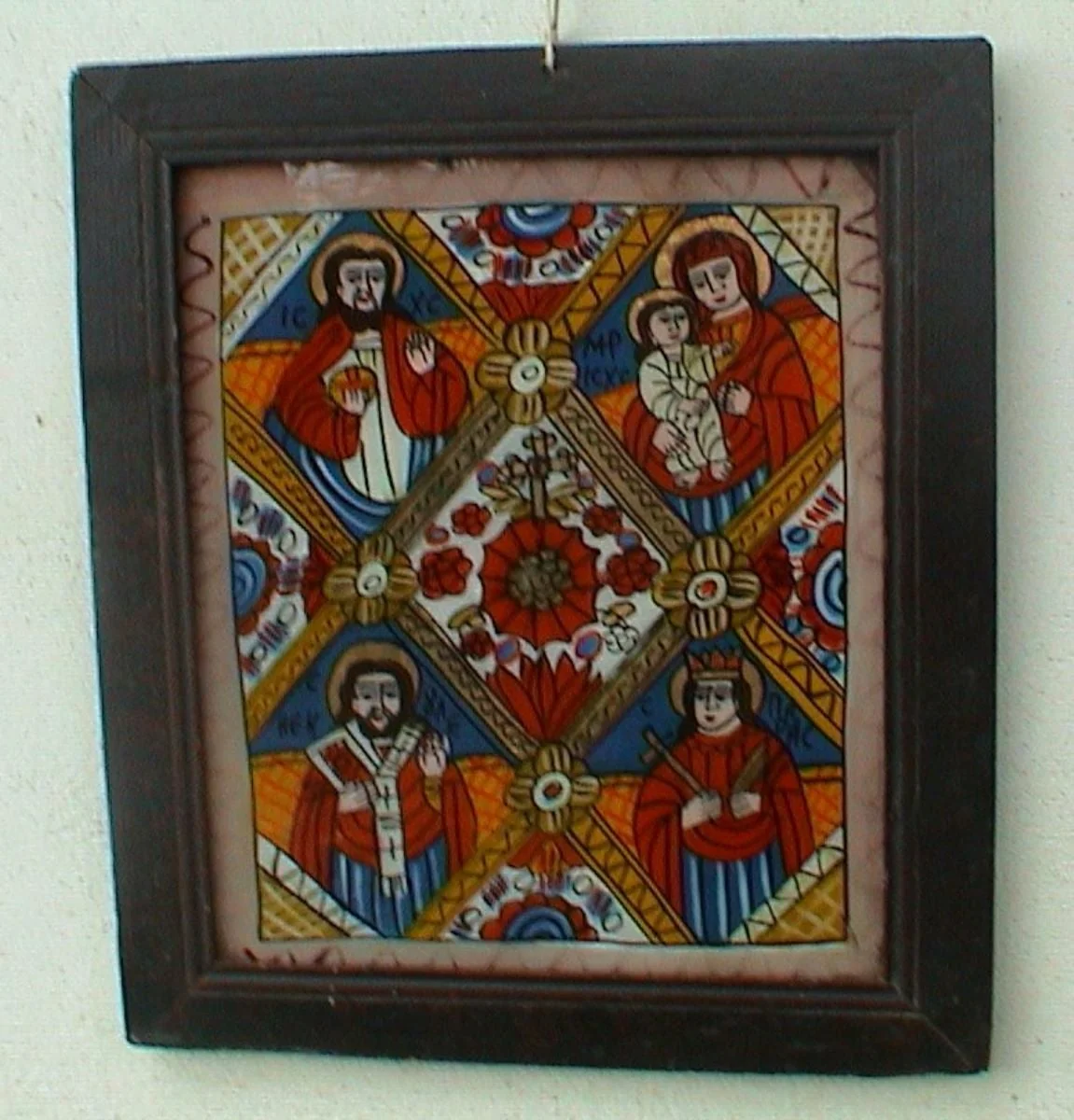 Icoană „Masa raiului”, detail