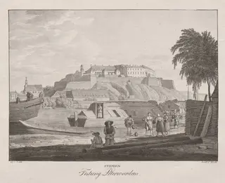Syrmien, Festung Peterwardein, by Jakob Alt, 1839