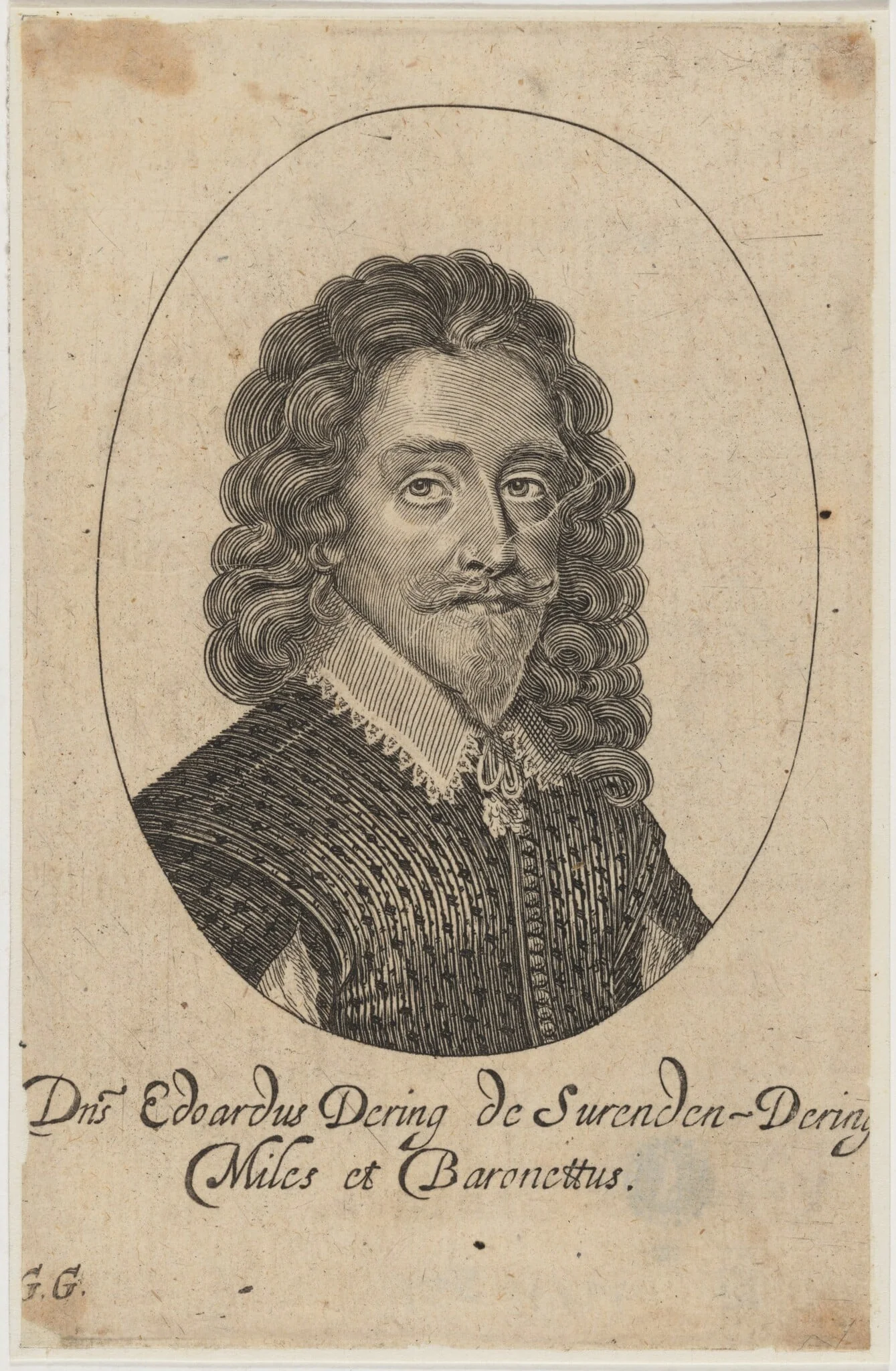 Sir Edward Dering, detail
