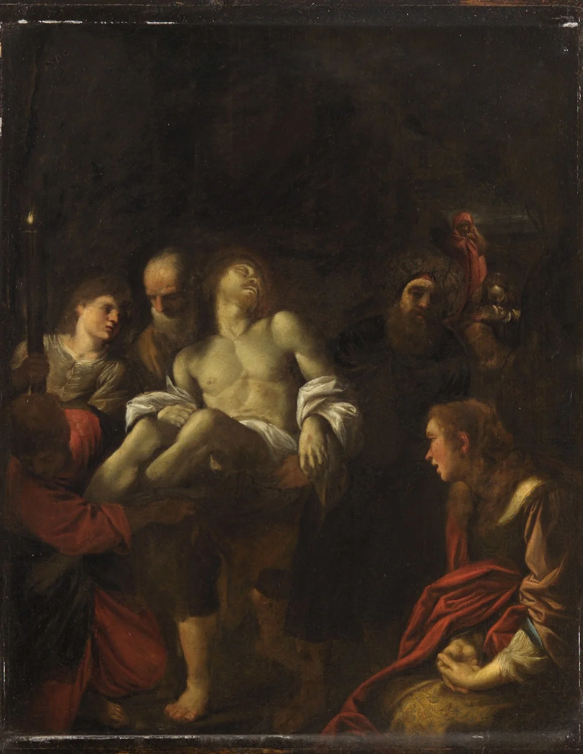 Entombment of Christ, detail