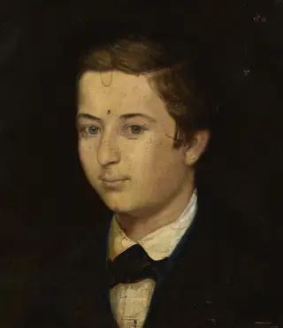 Portrait of Henryk Poller, by Andrzej Grabowski, oil, 1853