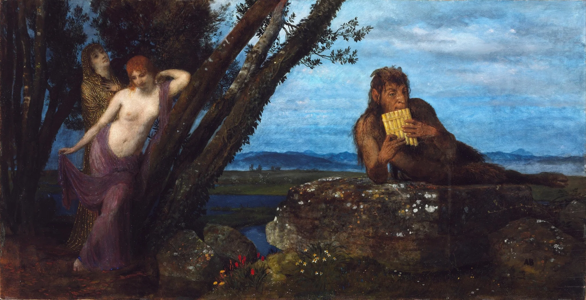 Spring Evening, detail